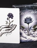 Black Flower Playing Cards Deck of Cards