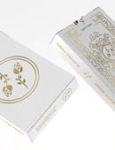 Black Roses White Gold Foil Playing Cards Deck of Cards