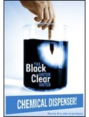 Black Water Clear Water Dispenser Trick