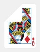 Blank Back Playing Cards (Bicycle) Deck of Cards