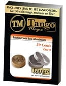 Boston Coin Box (Aluminum) - 50 Euro Cents Trick