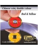 Chinese Coin - Red/Yellow Gimmicked Coin