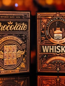Chocolate & Whiskey Playing Cards Deck of Cards
