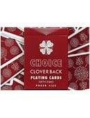 Choice Cloverback  Playing Cards (Red) Deck of Cards
