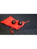 Chop Cup Balls Black Leather Accessory