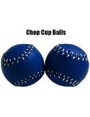 Chop Cup Balls - Blue Leather Accessory