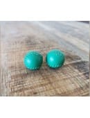 Leather Chop Cup Balls (Green Baseballs) Accessory