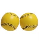 Chop Cup Balls - Large Yellow Leather Accessory