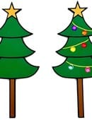 Christmas Tree Paddle Set Trick