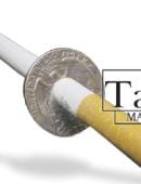 Cigarette Thru Coin - Quarter (Premium) Gimmicked Coin