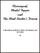 Clairvoyant, Mental Topper and The Mind-Reader's Dream Book