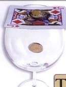 Coin thru Card - 2 Euro Gimmicked Coin
