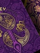 Collector's Paisley Royals Purple Playing Cards Deck of Cards