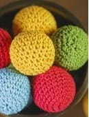 Crochet Ball Set by TCC (4-Pack | Multiple Colors Available) Accessory