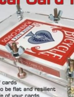 Crystal Card Press Trick
