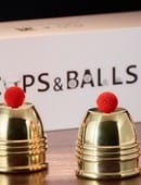 The Raphael Cups and Balls Set (Brass) Trick