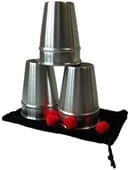 Cups & Balls Large Double Beaded Trick