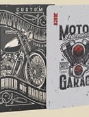 Custom Motorcycles Playing Cards Deck of Cards
