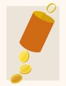 Cylinder and Coins Trick