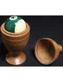 Deluxe Wooden Pool Ball Vase Trick