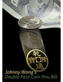 Double Face Coin Thru Bill Trick