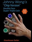 Double Face Super Triple Coin - Poker Chip Version Trick