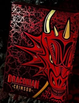 Draconian Crimson Playing Cards Deck of Cards