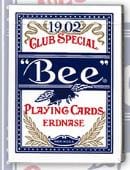 Erdnase 1902 Bee Playing Cards - Blue Smith No. 2 Back (Cambric Finish)  Deck of Cards