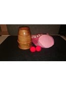 Exotic Wooden Chop Cup Trick
