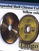 Expanded Shell - Chinese Coin (Yellow) Gimmicked Coin