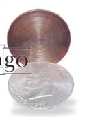 Expanded Shell - Eisenhower Dollar Gimmicked Coin