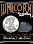 Expanded Shell - Silver Eagle Proof (Heads) Gimmicked Coin