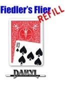 Fiedler's Flier Refill - red-back Ten of Spades Trick