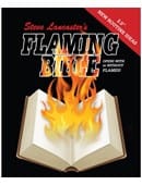 Flaming Bible Book