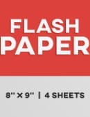 Flash Paper Sheets (four 8"x9" sheets) Accessory