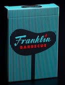 FRANKLIN BBQ RETRO BLACK PLAYING CARDS Deck of Cards