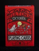 FULTON'S October Red Edition Playing Cards Deck of Cards
