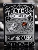 Fulton's October Tombstone Grey Playing Cards Deck of cards