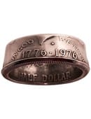 Genuine Half-Dollar RingBy Diamond Jim Tyler Trick