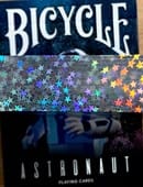 Gilded Bicycle Astronaut Playing Cards Deck of Cards