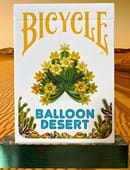 Gilded Bicycle Balloon Desert Playing Cards Deck of Cards