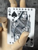 Gilded Bicycle Sketch Playing Cards Deck of Cards