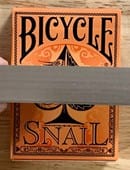 Gilded Bicycle Snail Playing Cards Deck of Cards