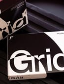 Grid Series Five Typographic Playing Cards Deck of Cards