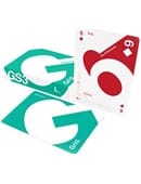 Typographic Playing Cards Deck of Cards
