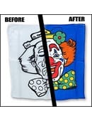 18in Silk Happy/Sad Clown Set Accessory
