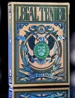Holographic Legal Tender Playing Cards Deck of Cards