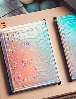 Holographic Naughty Dog and Liquid Cat Set Playing Cards Deck of Cards