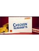 Chicken Nuggets Jumbo Playing Cards (Red) Deck of cards