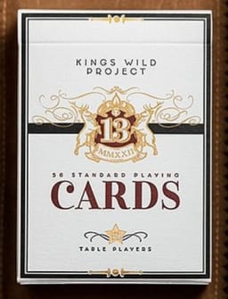 Limited Edition No.13 Table Players Volume 19 Playing Cards Deck of Cards